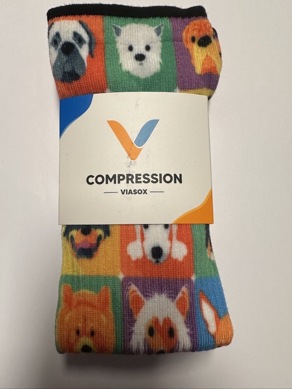 MAKE BUNDLE Viasox Compression Socks – Dogs (Medium/Large) – Knee Length Men/Wom
